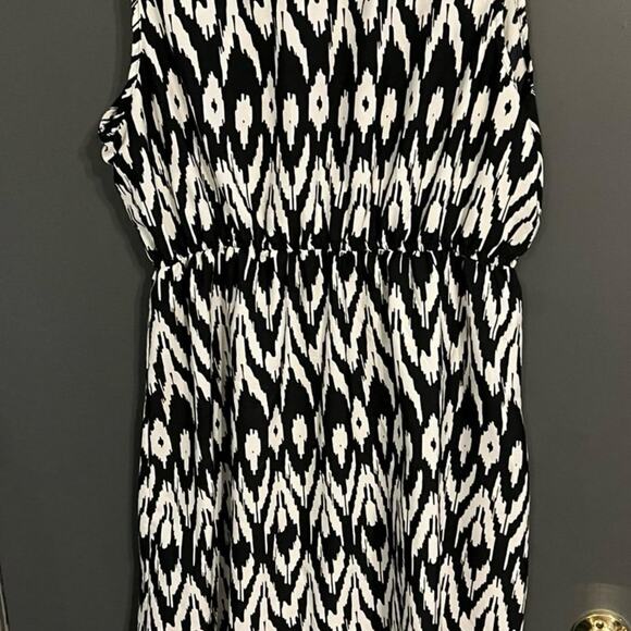 Summer tank dress super fun black and white 2XL - Picture 3 of 8